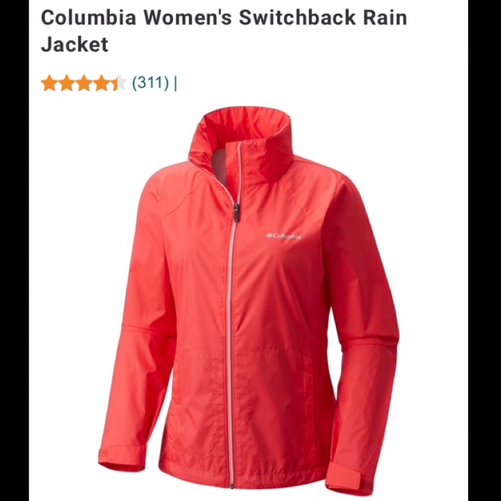 Columbia lightweight rain jacket, like new!